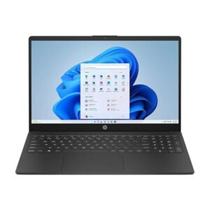 HP 15.6" Portable Laptop | 15-FD0079WM | Intel Quad-Core N200 Processor | Intel UHD Graphics | Black