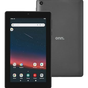 Onn Surf Tablet Gen 3 (2022) | MTK Quad-Core | 32GB eMMC | 2GB RAM | 7" Touchscreen | Android 12 Go | Charcoal