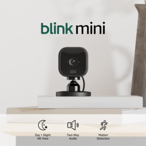 Blink Mini Indoor 1080p Wireless Security Camera | BLACK | B09N6V1FHG