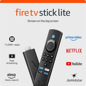Amazon Fire TV Stick Lite (no TV controls) | HD streaming device Black | B091G4YP57