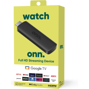onn. Google TV Full HD Streaming Device | 2023 Model | FHD 1080p