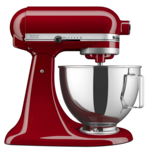 KitchenAid Deluxe 4.5 Quart Tilt-Head Stand Mixer Empire Red KSM97